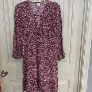 Floral Long Sleeve Dress